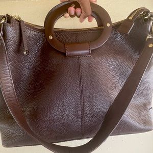 Kate Spade ToteBag-BROWN Leather w/PURPLE interior